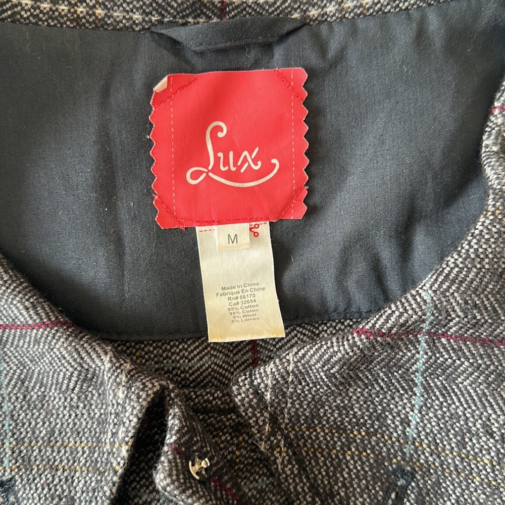 Grey crop jacket - Picture 2 of 5